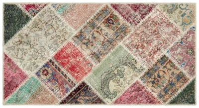 patchwork vloerkleed diverse kleuren nr.36203 82cm x 152cm